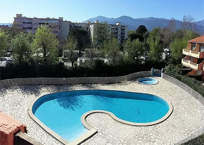 Climatise Avec Piscine, Parking - - Fr-1-388-48 * Argelès-sur-Mer